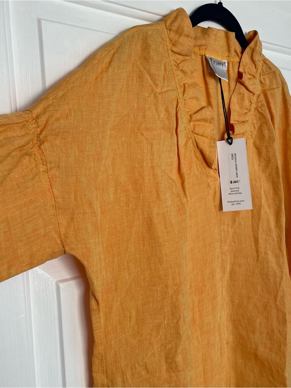 Finley Crosby Linen Ruffle Dress - Picture 6 of 12